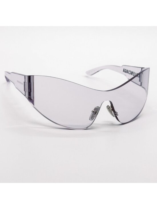 NEW BALENCIAGA BB0257S 002 SUNGLASSES CLEAR SHIELD UNISEX EYEWEAR BALENCIAGA main image 4